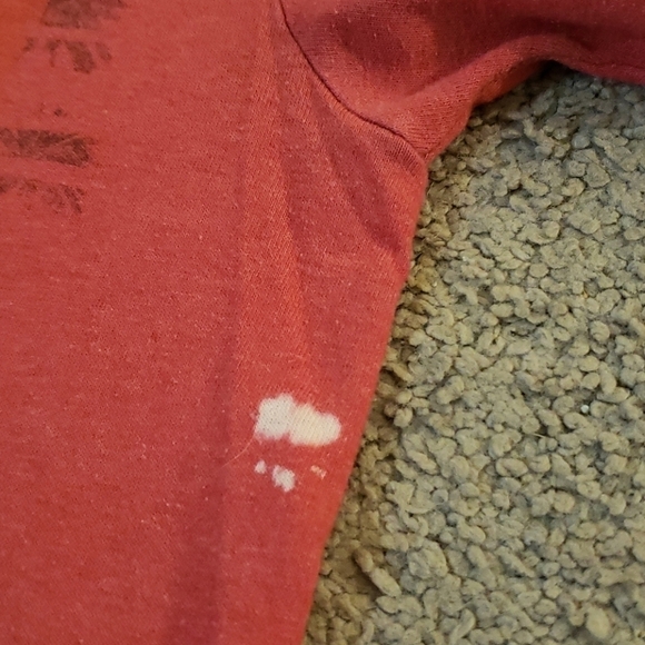 Red Stripe Graphic Tee Red Mens Size Medium - Picture 6 of 7